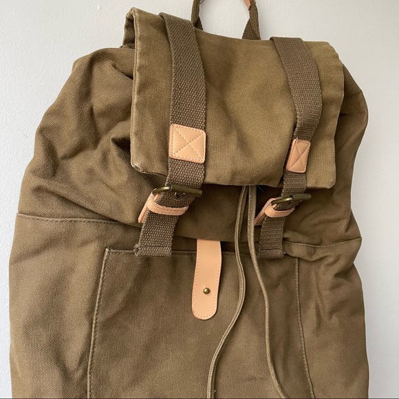 Goodfellow & Co Khaki Green Utility Backpack - Picture 2 of 5